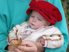 Anthony with a flat cap