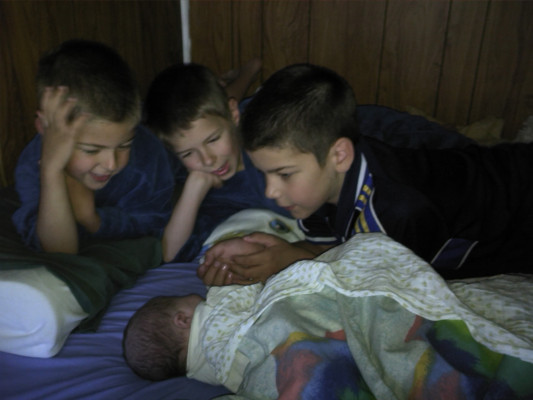 Elizabeth and 3 brothers